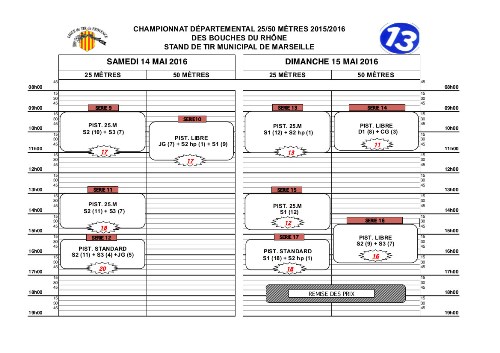 Plan de tir dept 25m