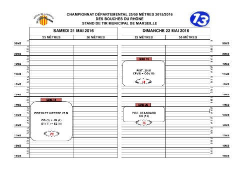 Plan de tir dept 25m