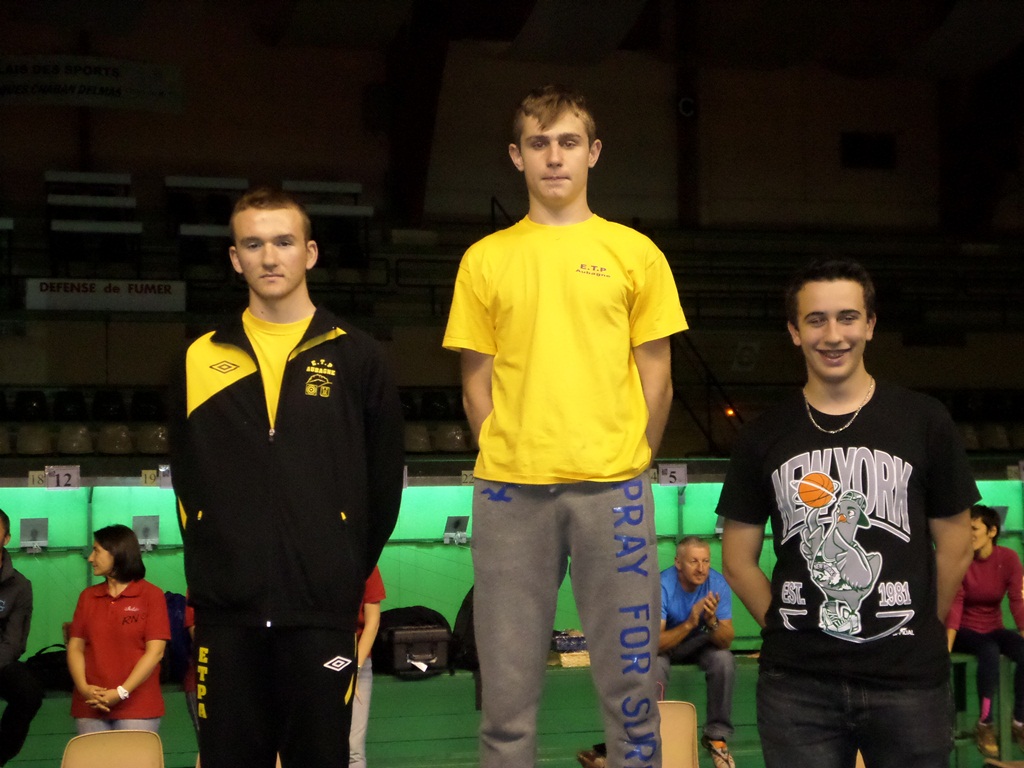 Le Master de Montpellier - Le podium Cadets Garçons