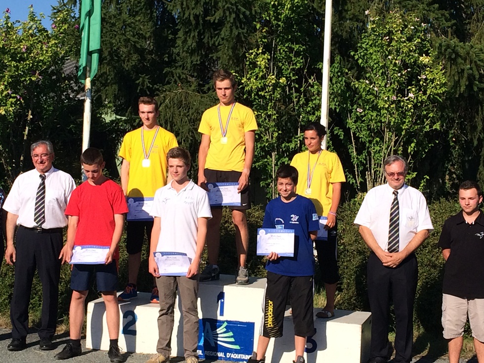 Podium cadets libres Podium cadets libres